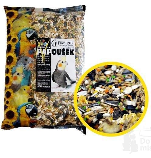 Lolo Pets FINE PET Super Mix Malý papoušek 800g