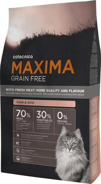Maxima Cat Adult Hair&Skin Grain Free 1kg