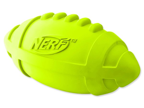 Hračka NERF rugby míč gumový pískací 17,8 cm