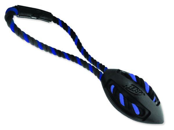 Hračka NERF házedlo guma + lano 32 cm