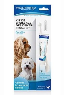 Francodex Dental Kit zubní pasta 70g + kartáček