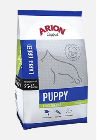 Arion Dog Original Puppy Large Chicken Rice 12kg