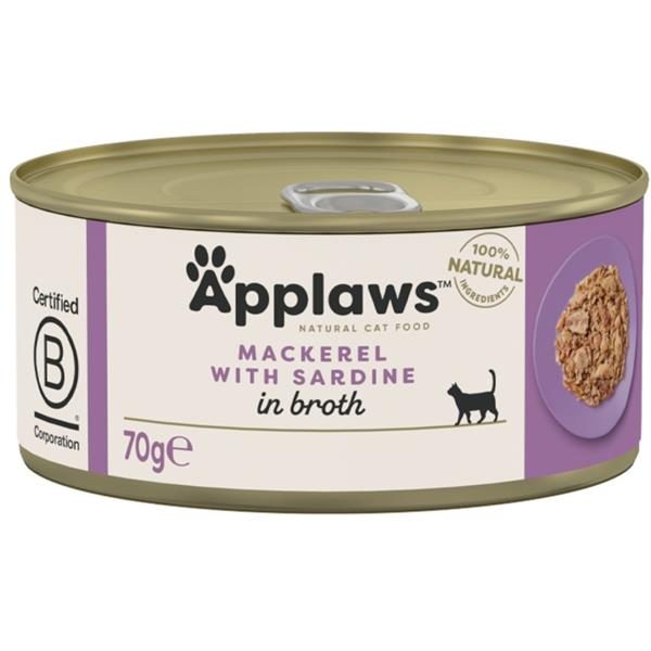Applaws Cat makrela a sardinky 70 g