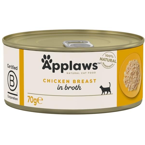 Konzerva APPLAWS Cat Chicken Breast 70g