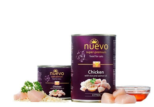 Nuevo kotě kuře konz. 200g