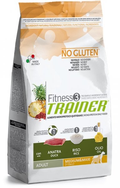 Trainer Fitness Adult M/M No Gluten Duck Rice 3kg