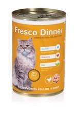 Fresco Dinner cat drůbeží, 8x 415g