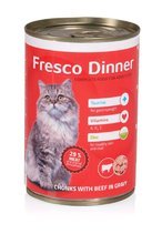 Fresco Dinner cat hovězí, 8x 415g