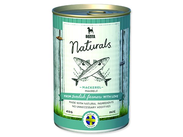 BOZITA Naturals konzerva Mackerel 410g