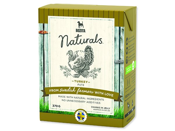 BOZITA Naturals BIG Turkey - Tetra Pak 370g
