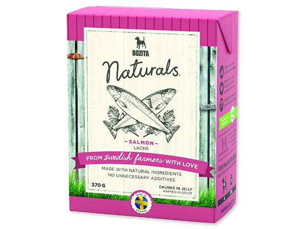 BOZITA Naturals BIG Salmon - Tetra Pak 370g