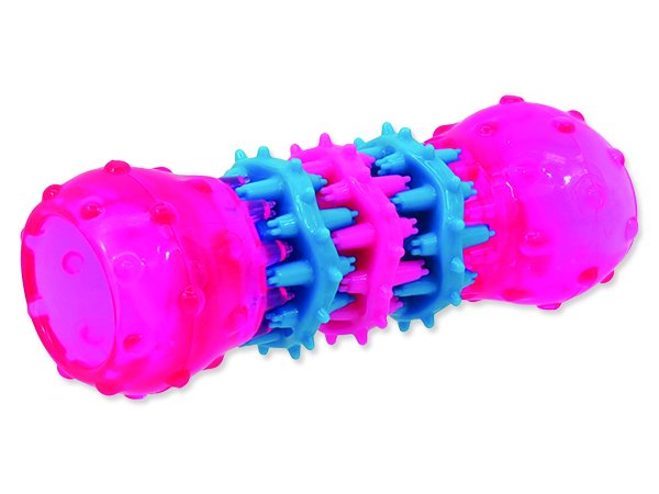 Hračka DOG FANTASY TPR Dental 10x4cm růžová