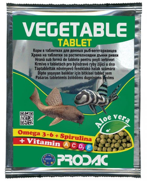 Prodac - Vegetable Tablet, 12g/sáček