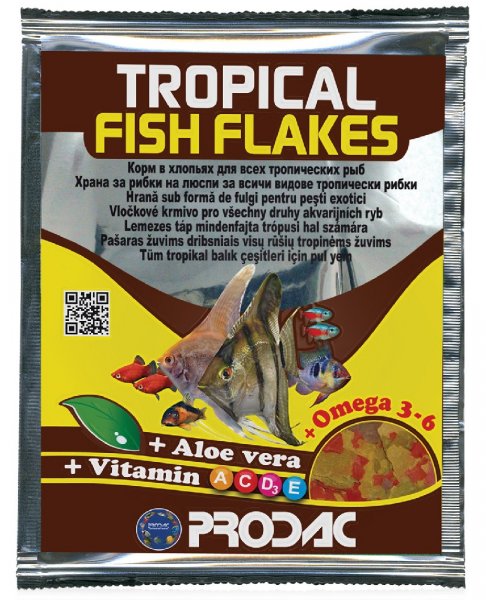 Prodac - Tropical Fish Flakes, 12g/sáček