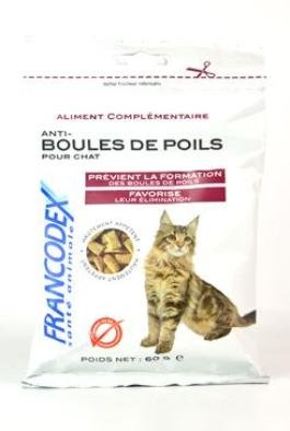 Francodex Pochoutka Hairball kočka 60g