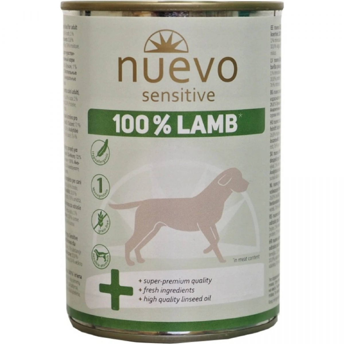 Nuevo pes Sensitive Jehněčí Monoprotein konz. 400g