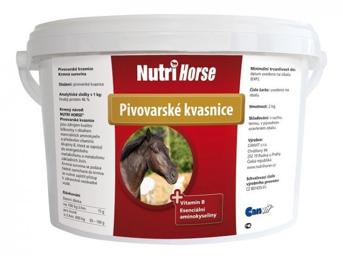 Nutri Horse Pivovarské Kvasnice plv 2kg