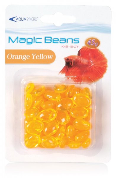 Dekorační kamínky plast - žluté