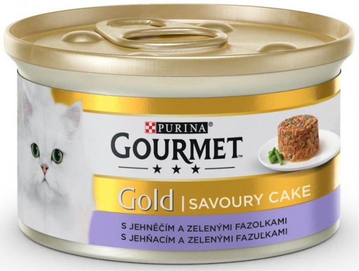 Gourmet Gold Savoury Cake s jehněčím a zelenými fazolkami  85 g