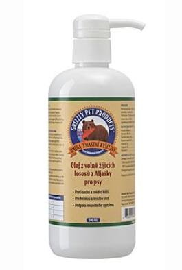 Lososový olej pes Grizzly Wild Salmon 500ml