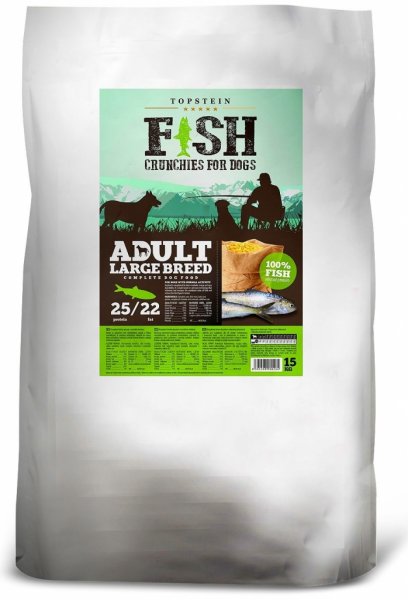 Topstein Fish Crunchies Adult Large Breed 5 kg