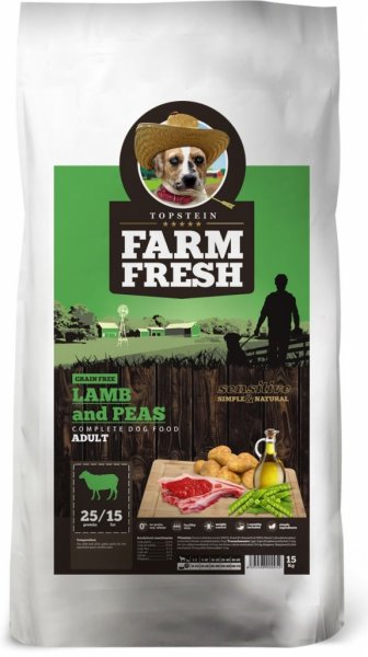Topstein Farm Fresh Lamb & Peas Grain Free 20 kg