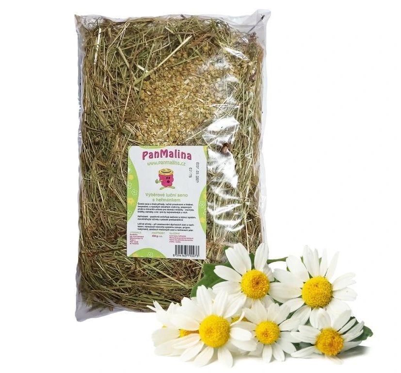 Seno luční výběrové PanMalina s heřmánkem 450g