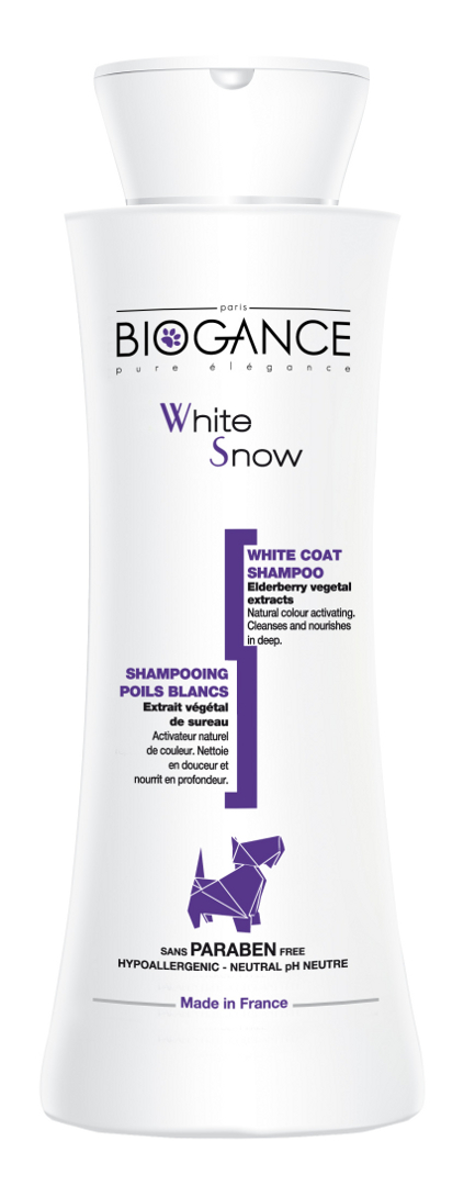 Biogance šampon White snow -pro bílou/světlou srst 250 ml