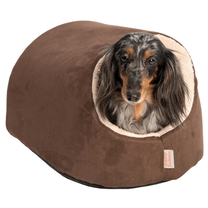 Kukaň textil Bellevue LUX hnědo/béžová 40 x 46 cm