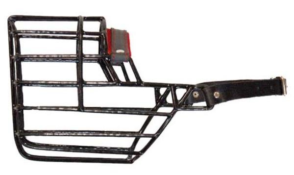 Náhubek kovový Dobrman, Beuceron - pes, gumoplast 105 x 150 x 125 mm