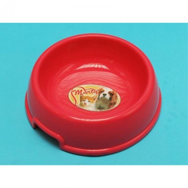 Miska plast červená 1570ml MartyPet