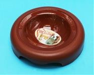 Miska cat plast hnědá MartyPet 180 ml