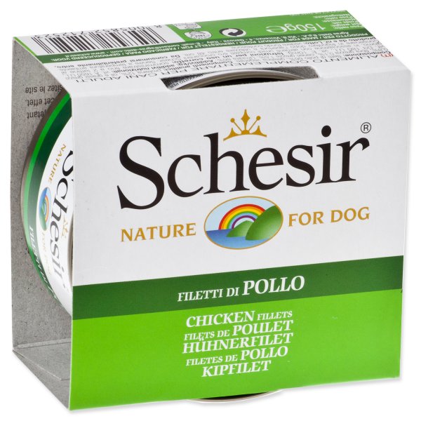 Schesir dog konz. kuřecí filety 150 g