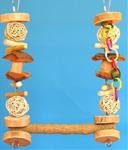 Hračka pták přírodní Houpačka Sandy Terra vel. S, š. 20 cm