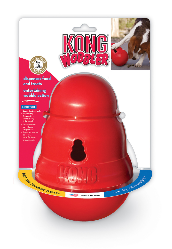 Hračka plast Wobbler plnící KONG L