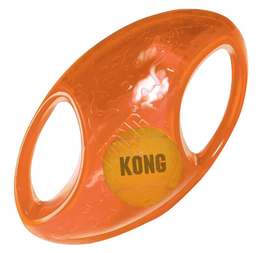 Hračka guma KONG Jumbler Football M/L mix