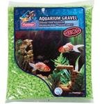 Písek akvarijní Neon zelený Flamingo 1 kg, 4 -7 mm