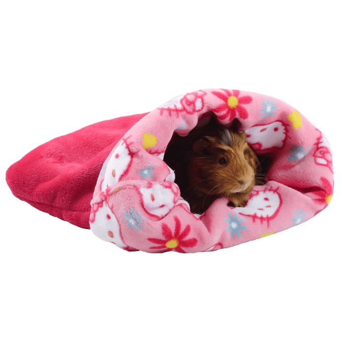 Spací pytel 3v1 froté soft Kiky růžová s kočkami 38 x 40 cm