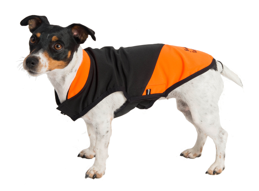 Obleček - Vesta softshell Tim oranžovo/černá sam 70 cm