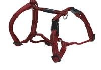 Postroj nylon reflexní červený Buster 1,5 x 30-50 cm
