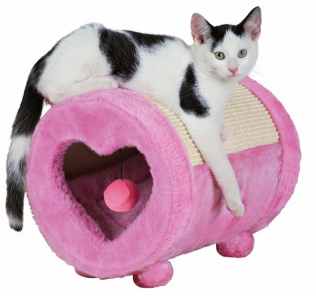 Trixie Škrábací ROLL pro kočky 27x39 cm - růžový