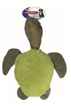 Hračka pes Želva TOMMY pískací plyšová 30cm