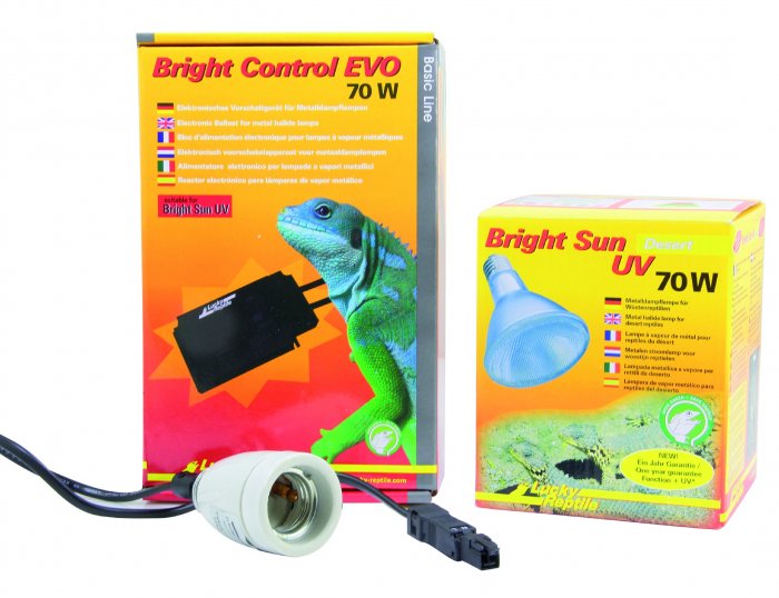 Lucky Reptile Bright Sun UV - kompletní sady EVO Bright Sun EVO Set Jungle 50W
