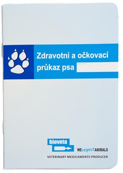Očkovací průkaz pes mezinárodní Bioveta