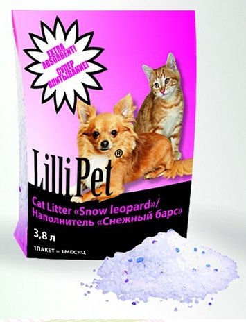Lillipet Podestýlka Snow Leopard antibakteriální, růžová 3,8l