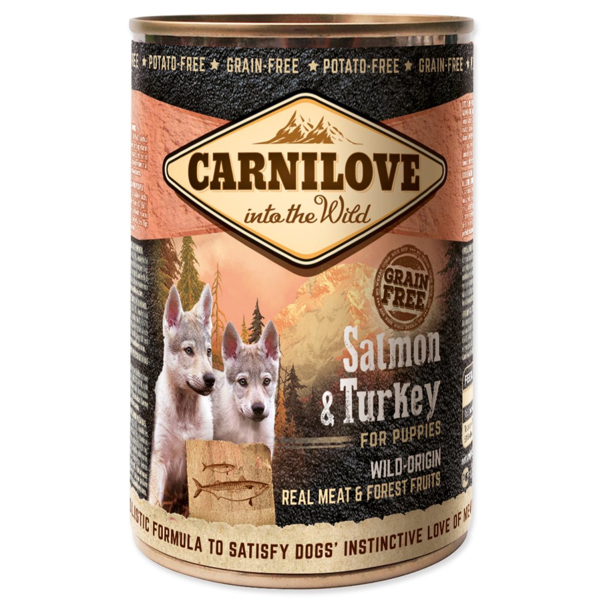 Carnilove Wild Meat Salmon & Turkey for Puppies 400g