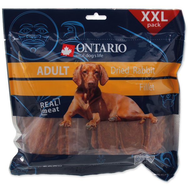 ONTARIO Snack Dry Rabbit Fillet 500g