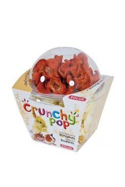 Pochutka POPCORN mrkev pro hlodavce 43g Zolux