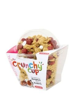 Pochoutka CRUNCHYCUP hlodavec kukuřice/řepa 130g Zolux