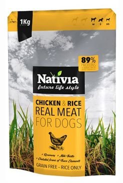 Nativia Real Meat chicken & rice 8 kg